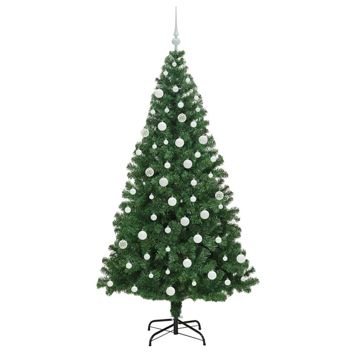 Brad de Crăciun artificial Verde 180 cm PVC și Oțel și Plastic - WALTI WALTI