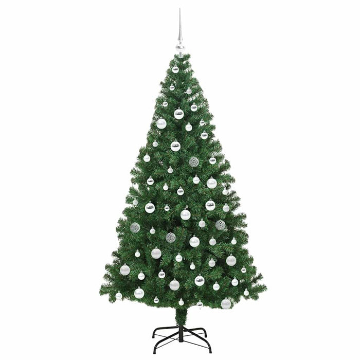 Brad de Crăciun artificial Verde 180 cm PVC și Oțel și Plastic - WALTI WALTI