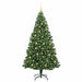 Brad de Crăciun artificial Verde 210 cm PVC și Oțel și Plastic - WALTI WALTI