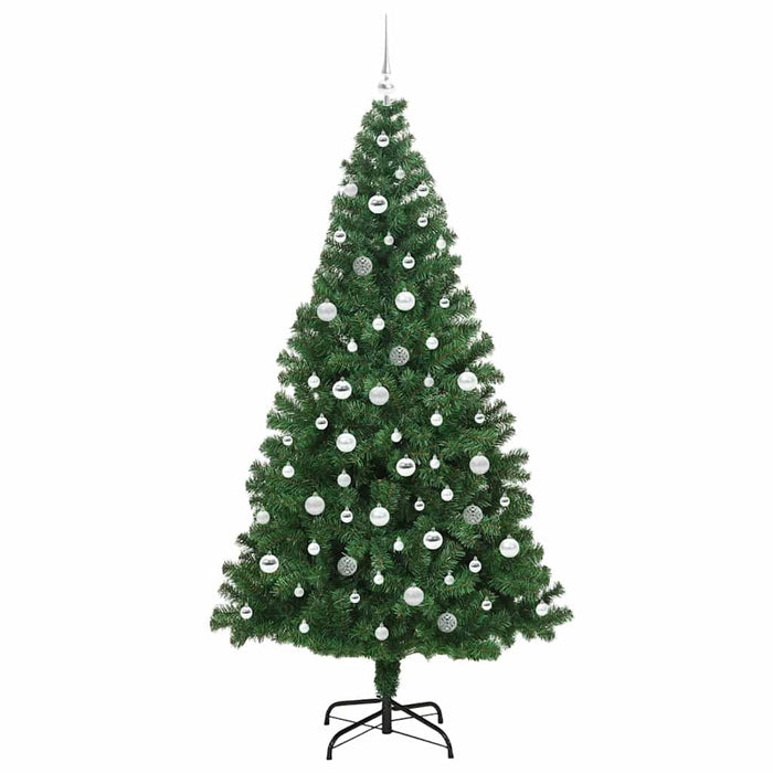Brad de Crăciun artificial Verde 210 cm PVC și Oțel și Plastic - WALTI WALTI