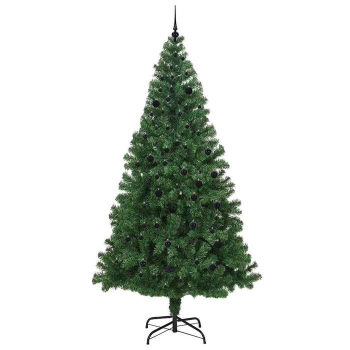 Brad de Crăciun artificial Verde 240 cm PVC și Oțel și Plastic - WALTI WALTI