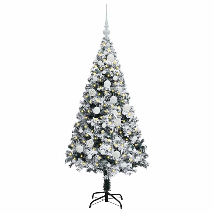 Brad de Crăciun artificial Alb 120 cm PVC și Oțel și Plastic WALTI