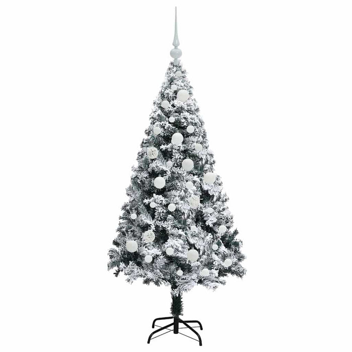 Brad de Crăciun artificial Alb 120 cm PVC și Oțel și Plastic WALTI