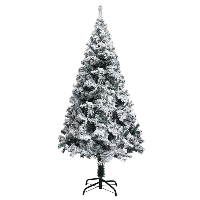 Brad de Crăciun artificial Alb 150 cm PVC și Oțel și Plastic WALTI