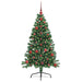 Pom de Crăciun artificial pre-iluminat Verde 120 cm PVC - WALTI WALTI