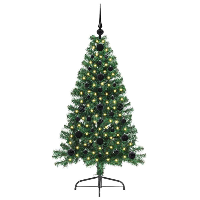 Pom de Crăciun artificial pre-iluminat Verde 120 cm PVC - WALTI WALTI