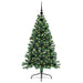 Pom de Crăciun artificial pre-iluminat Verde 120 cm PVC - WALTI WALTI