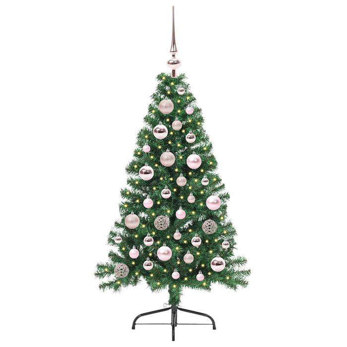 Pom de Crăciun artificial pre-iluminat Verde 120 cm PVC - WALTI WALTI