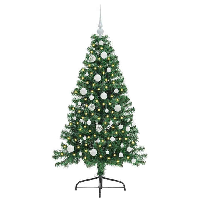 Pom de Crăciun artificial pre-iluminat Verde 120 cm PVC - WALTI WALTI