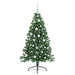 Pom de Crăciun artificial pre-iluminat Verde 120 cm PVC - WALTI WALTI