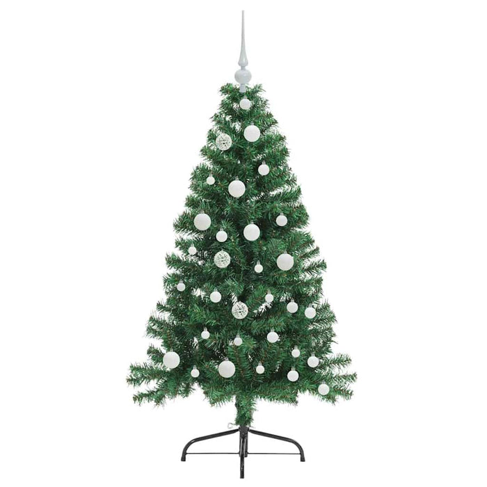 Pom de Crăciun artificial pre-iluminat Verde 120 cm PVC - WALTI WALTI