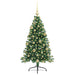 Pom de Crăciun artificial pre-iluminat Verde 120 cm PVC - WALTI WALTI