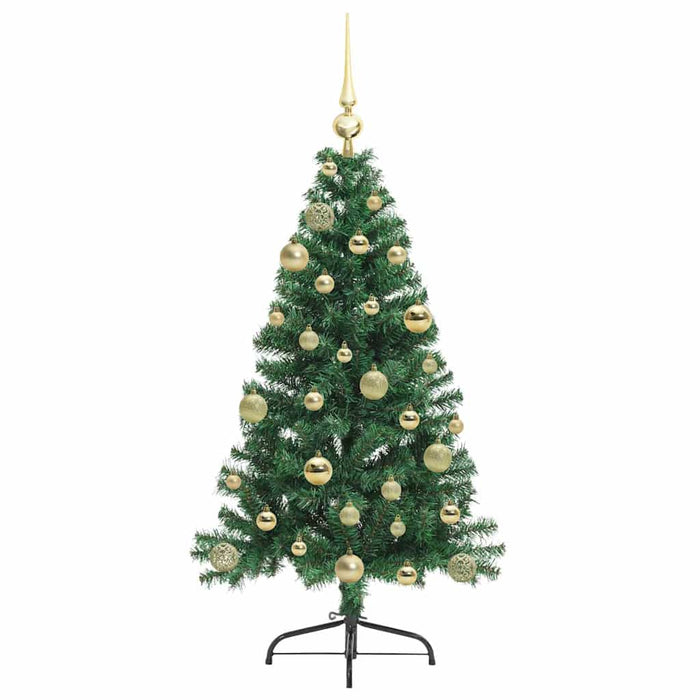 Pom de Crăciun artificial pre-iluminat Verde 120 cm PVC - WALTI WALTI