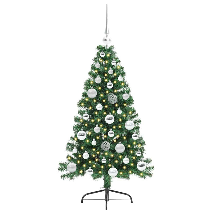 Pom de Crăciun artificial pre-iluminat Verde 120 cm PVC - WALTI WALTI