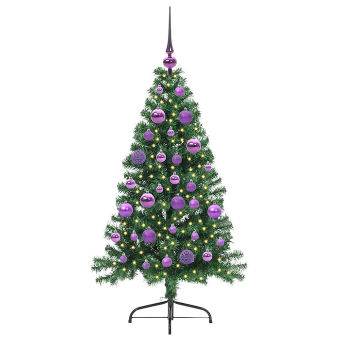 Brad de Crăciun artificial pre-iluminat Verde 120 cm PVC - WALTI WALTI