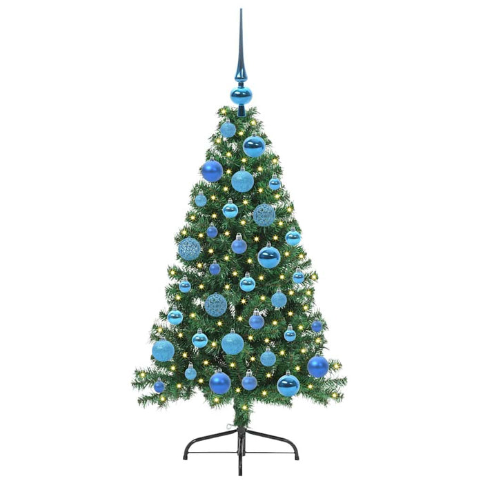 Pom de Crăciun artificial pre-iluminat Verde 120 cm PVC - WALTI WALTI