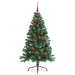 Pom de Crăciun artificial pre-iluminat Verde 150 cm PVC - WALTI WALTI