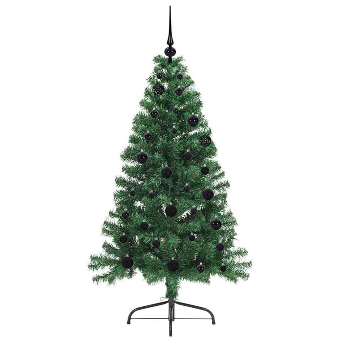 Pom de Crăciun artificial pre-iluminat Verde 150 cm PVC - WALTI WALTI