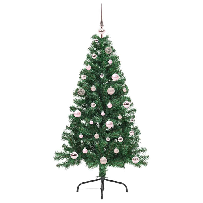 Pom de Crăciun artificial pre-iluminat Verde 150 cm PVC - WALTI WALTI