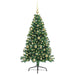 Pom de Crăciun artificial pre-iluminat Verde 150 cm PVC - WALTI WALTI
