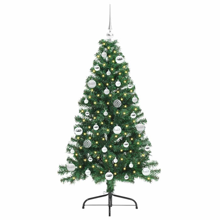 Pom de Crăciun artificial pre-iluminat Verde 150 cm PVC - WALTI WALTI