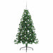 Pom de Crăciun artificial pre-iluminat Verde 150 cm PVC - WALTI WALTI