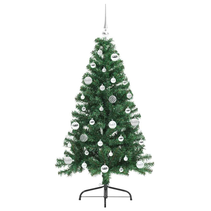 Pom de Crăciun artificial pre-iluminat Verde 150 cm PVC - WALTI WALTI