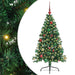 Pom de Crăciun artificial pre-iluminat Verde 150 cm PVC - WALTI WALTI