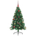 Pom de Crăciun artificial pre-iluminat Verde 150 cm PVC - WALTI WALTI