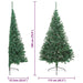 Brad de Crăciun artificial pre-iluminat Verde 180 cm PVC - WALTI WALTI