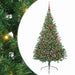 Pom de Crăciun artificial pre-iluminat Verde 180 cm PVC - WALTI WALTI