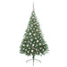 Pom de Crăciun artificial pre-iluminat Verde 180 cm PVC - WALTI WALTI