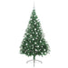 Pom de Crăciun artificial pre-iluminat Verde 180 cm PVC - WALTI WALTI