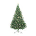Pom de Crăciun artificial pre-iluminat Verde 180 cm PVC - WALTI WALTI