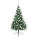 Pom de Crăciun artificial pre-iluminat Verde 180 cm PVC - WALTI WALTI