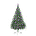 Pom de Crăciun artificial pre-iluminat Verde 180 cm PVC - WALTI WALTI