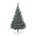 Pom de Crăciun artificial pre-iluminat Verde 180 cm PVC - WALTI WALTI