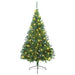 Brad de Crăciun artificial pre-iluminat Verde 210 cm PVC - WALTI WALTI