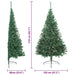 Brad de Crăciun artificial pre-iluminat Verde 210 cm PVC - WALTI WALTI