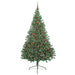 Pom de Crăciun artificial pre-iluminat Verde 210 cm PVC - WALTI WALTI