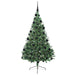 Pom de Crăciun artificial pre-iluminat Verde 210 cm PVC - WALTI WALTI