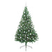 Pom de Crăciun artificial pre-iluminat Verde 210 cm PVC - WALTI WALTI