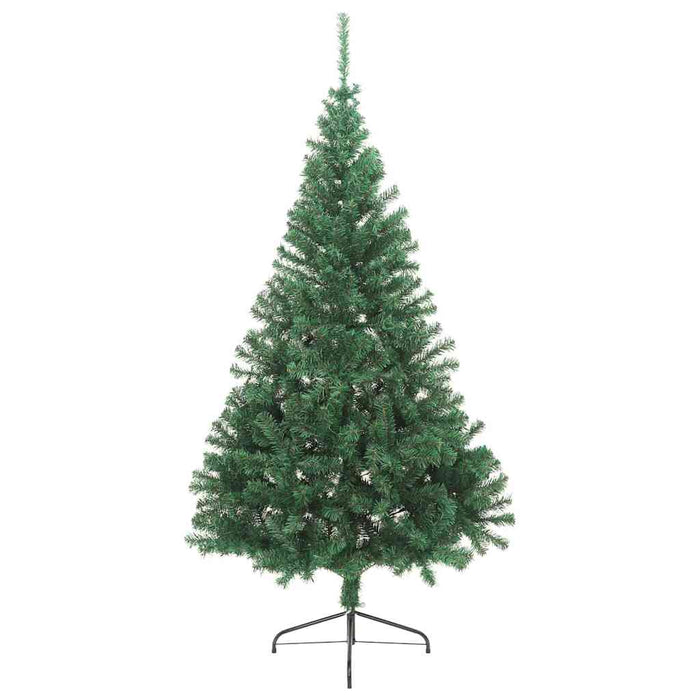 Pom de Crăciun artificial pre-iluminat Verde 210 cm PVC - WALTI WALTI