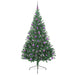 Pom de Crăciun artificial pre-iluminat Verde 210 cm PVC - WALTI WALTI