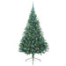 Pom de Crăciun artificial pre-iluminat Verde 210 cm PVC - WALTI WALTI
