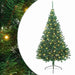 Brad de Crăciun artificial pre-iluminat Verde 240 cm PVC - WALTI WALTI
