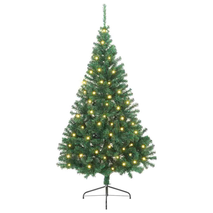 Brad de Crăciun artificial pre-iluminat Verde 240 cm PVC - WALTI WALTI