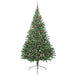 Pom de Crăciun artificial pre-iluminat Verde 240 cm PVC - WALTI WALTI