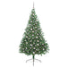 Pom de Crăciun artificial pre-iluminat Verde 240 cm PVC - WALTI WALTI