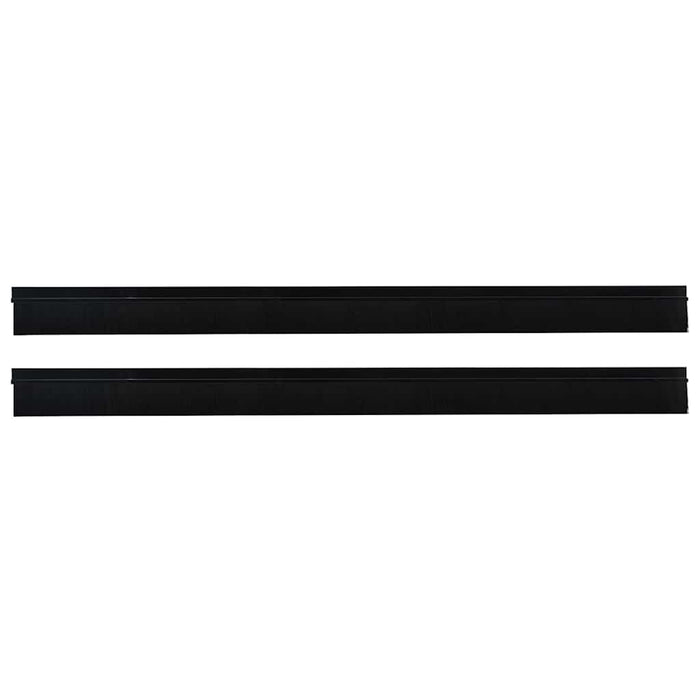 Dopuri pentru uși autoadezive 2 pcs Negru 100 cm - WALTI WALTI